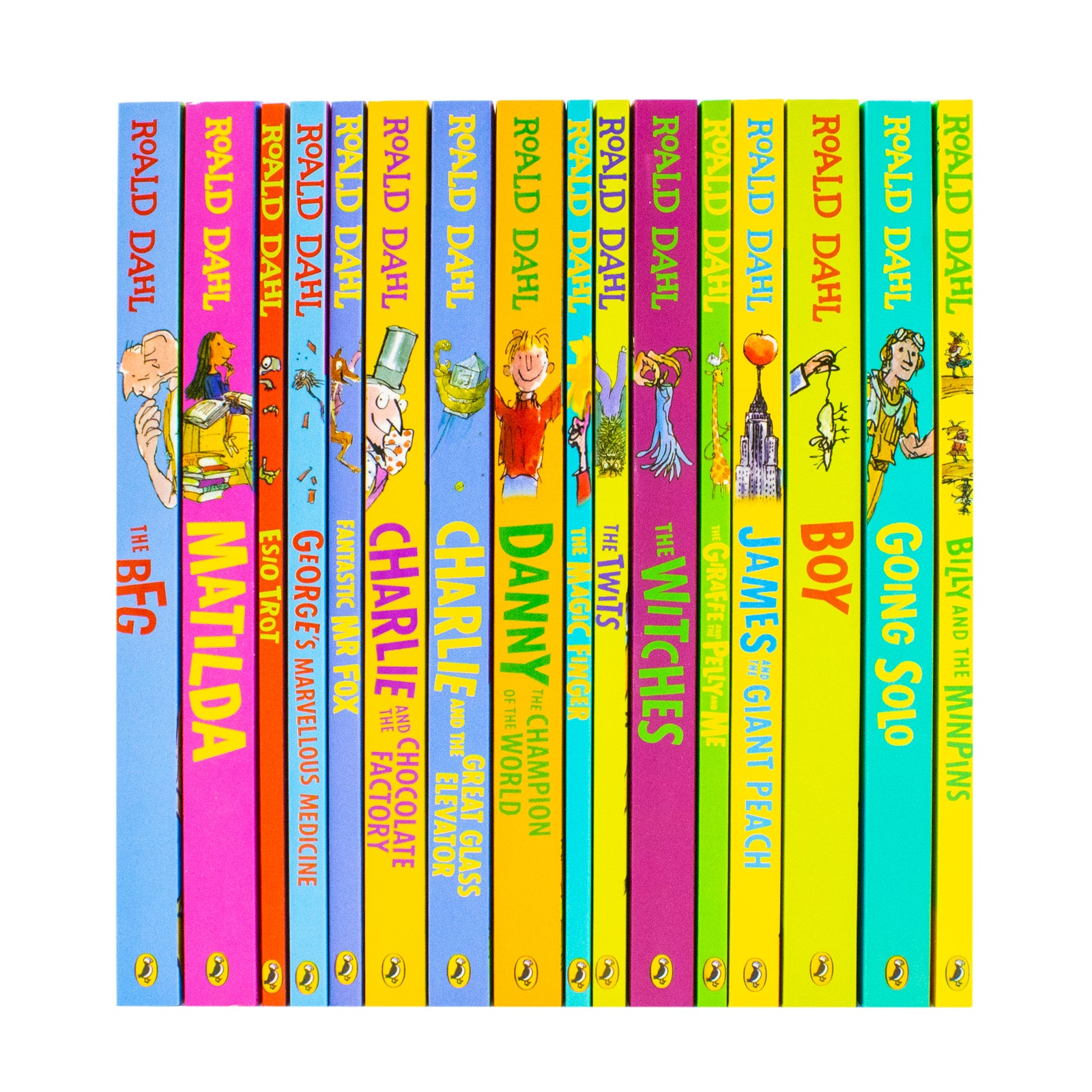 Roald Dahl Collection 16 Paperback Books Age 8+ BFG, Matilda