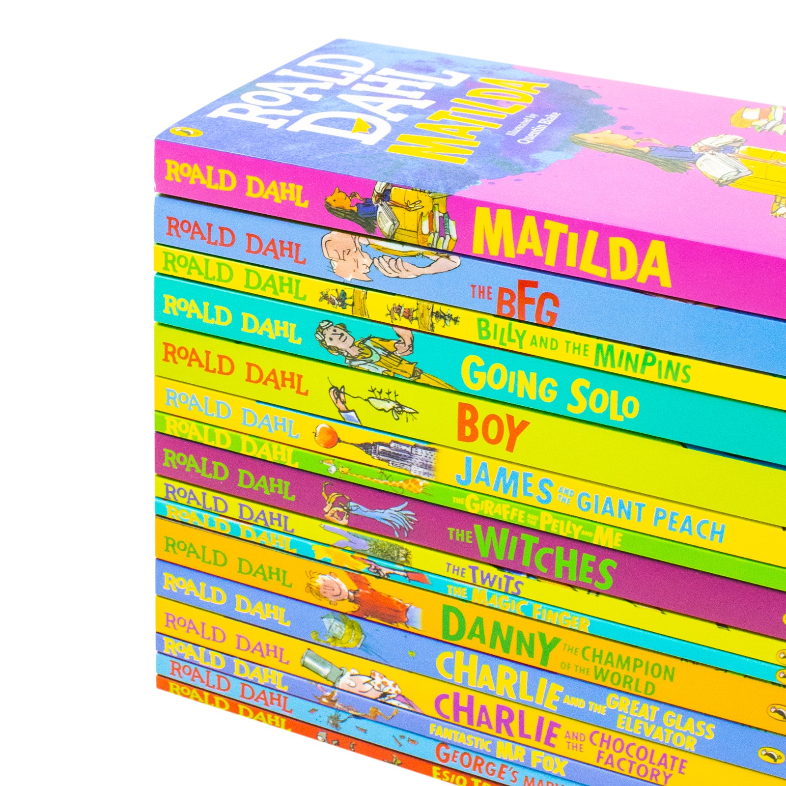 Roald Dahl Collection 16 Paperback Books Age 8+ BFG, Matilda