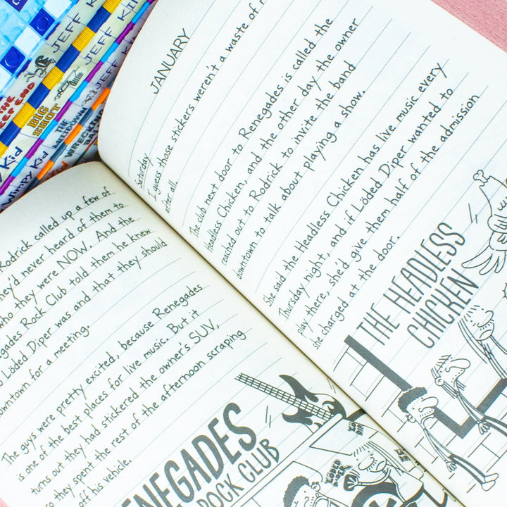 Diary of a Wimpy Kid (Book 12-17) 6 Books Collection Set (The Getaway, The Meltdown, Wrecking Ball, The Deep End, Big Shot & Diper Överlöde