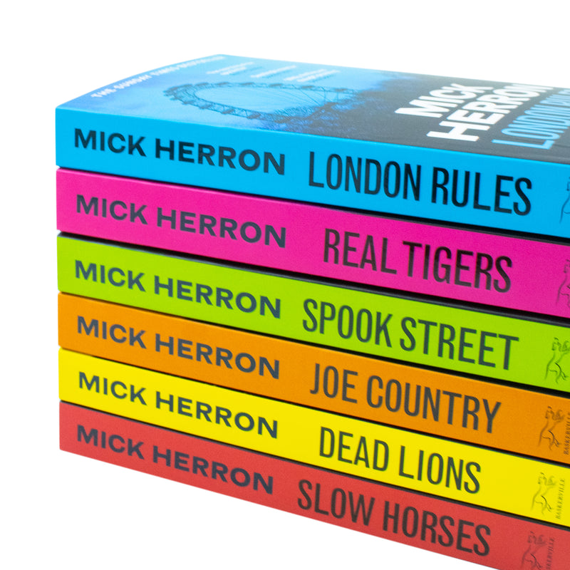 Mick Herron Jackson Lamb Thriller Series – 6 Paperback Book Collection Set | Gripping Espionage, Mystery, Action, Suspense & Spy Fiction Page-Turners