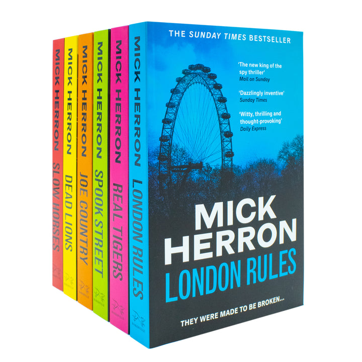 Mick Herron Jackson Lamb Thriller Series – 6 Book Collection Set | Gripping Espionage, Mystery, Action, Suspense & Spy Fiction Page-Turners