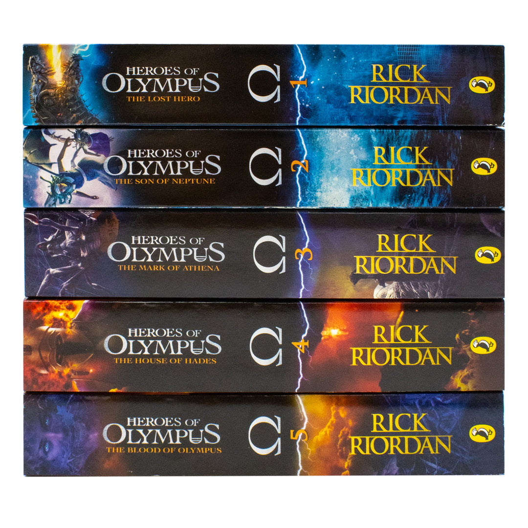The Heroes of Olympus Complete 5-Book Collection by Rick Riordan |Epic Fantasy Adventure Series with Mythology,Quests & Heroes for Young Adult Readers