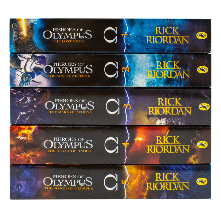 The Heroes of Olympus Complete 5-Book Collection by Rick Riordan |Epic Fantasy Adventure Series with Mythology,Quests & Heroes for Young Adult Readers