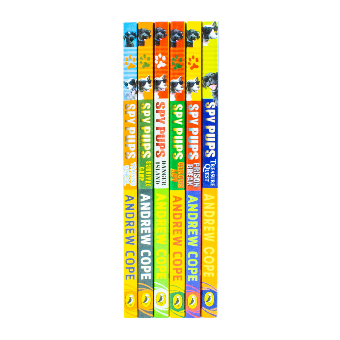 Spy Pups 6 Books Set Collection Andrew Cope, Circus Act, Training School