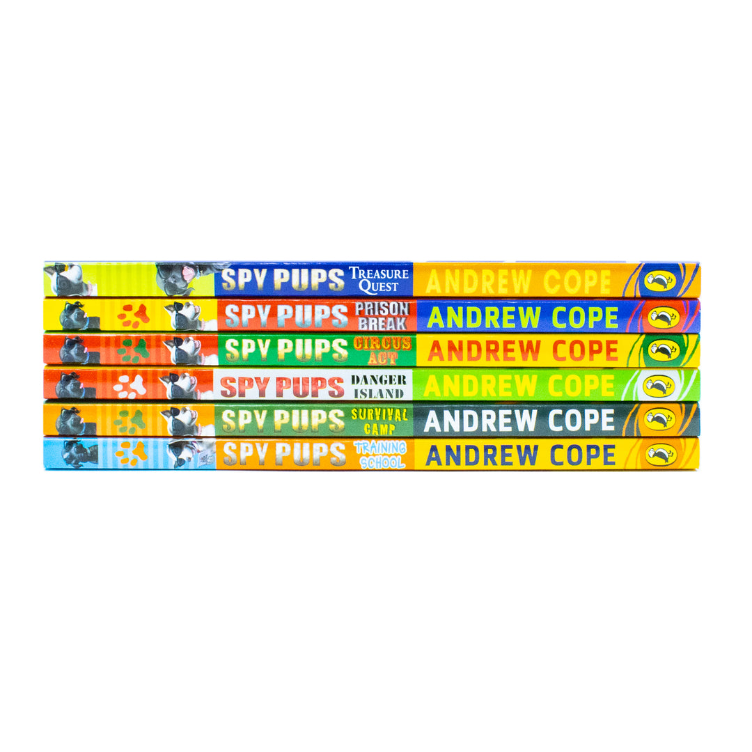 Spy Pups 6 Books Set Collection Andrew Cope, Circus Act, Training School