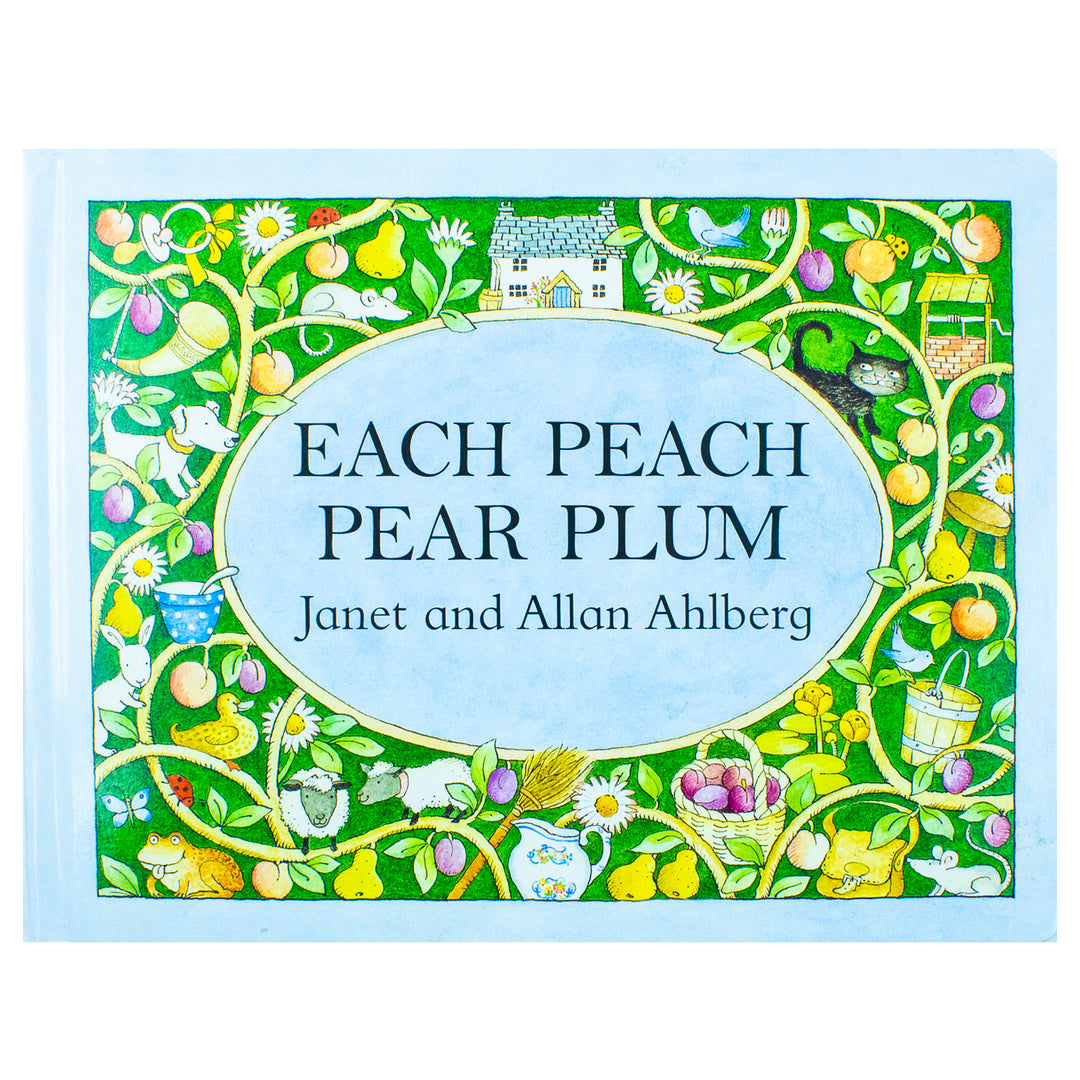 Each Peach Pear Plum Book by Janet & Allan Ahlberg | Classic Children's Picture Book with Nursery Rhymes & I Spy Adventure