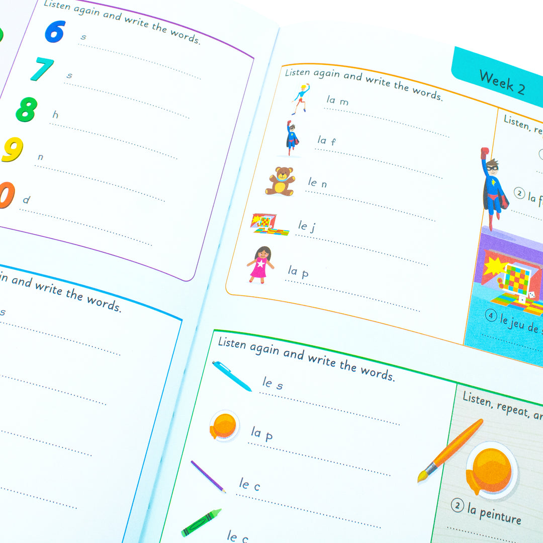 French for Everyone Junior 5 Words a Day: Learn and Practise 1,000 French Words