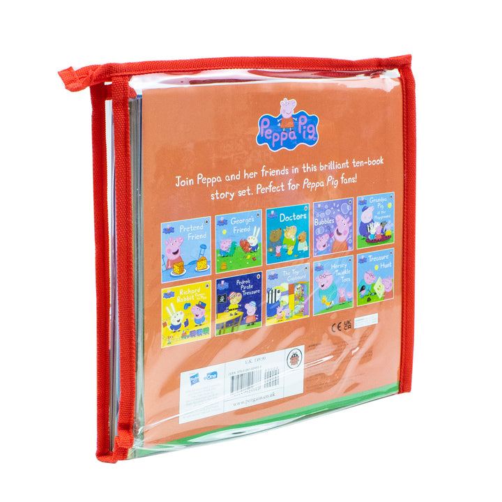 Peppa Pig 10 Books Ziplock Collection Set by Ladybird