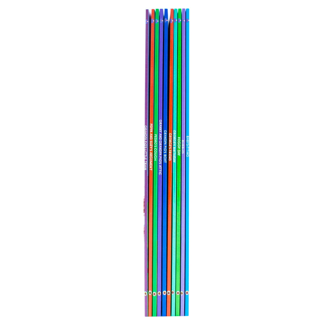 Peppa Pig Collection 10 Books Set in a Lime Gift Bag With Audio CD - Perfect for Ages 0-5 - Enjoy the Adventures of Peppa in Paperback Format