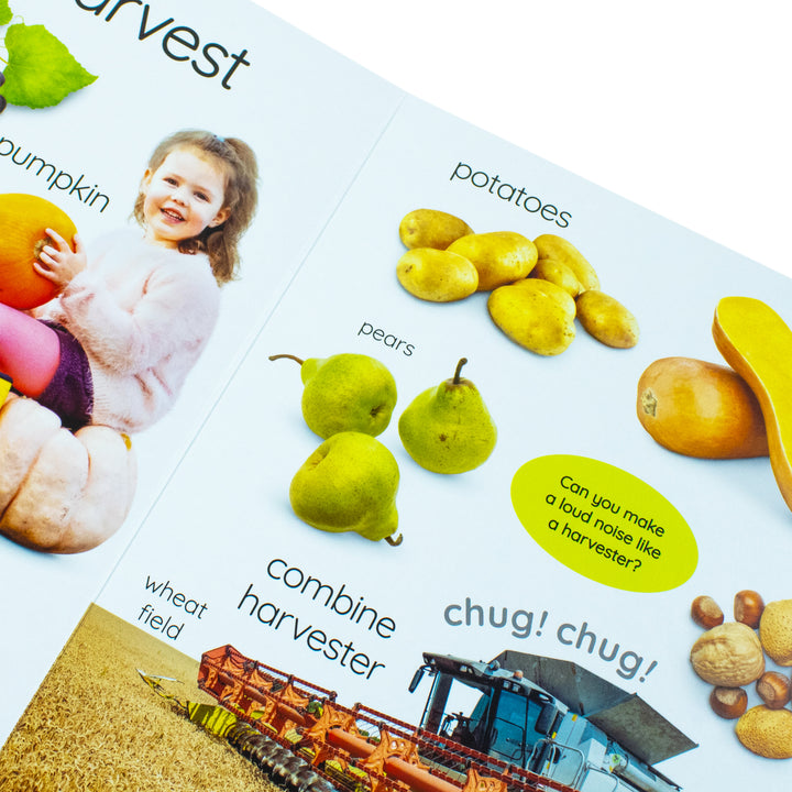 My First Seasons: Let's Learn About the Year! - A Fun Educational Board Book for Ages 0-3 Years