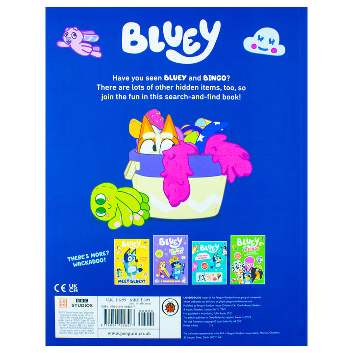 Discover Bluey in Where's Bluey?, A Fun Paperback Search-and-Find Book for Kids Aged 3-5 Years By Bluey