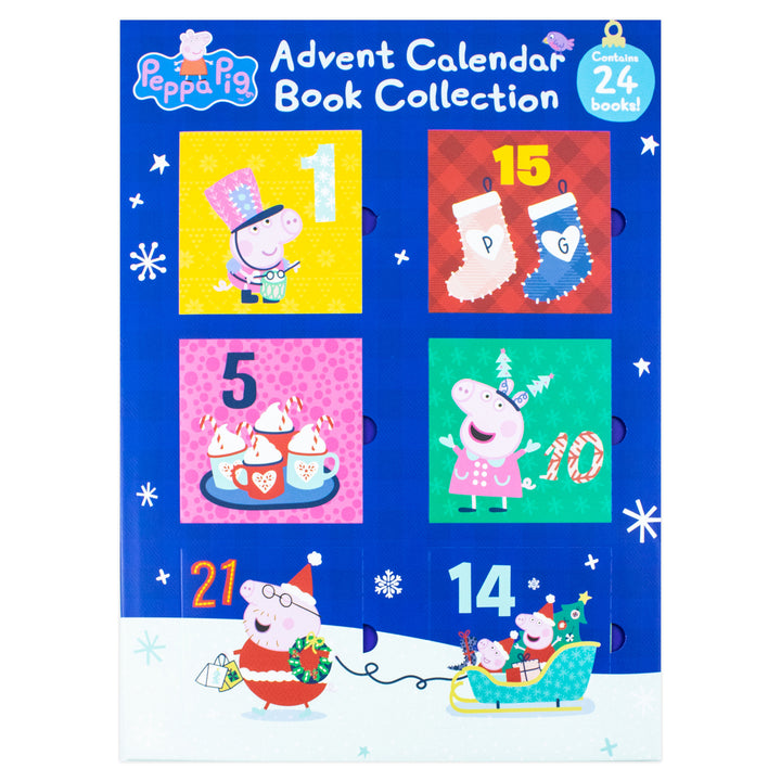 Peppa Pig: Advent Calendar 24 Books Collection - Perfect for Ages 3+ - Fun and Engaging Paperback Set for Kids