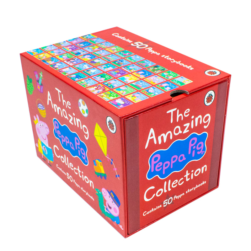 The Amazing Peppa Pig Collection 50 Books Box Set RED BOX