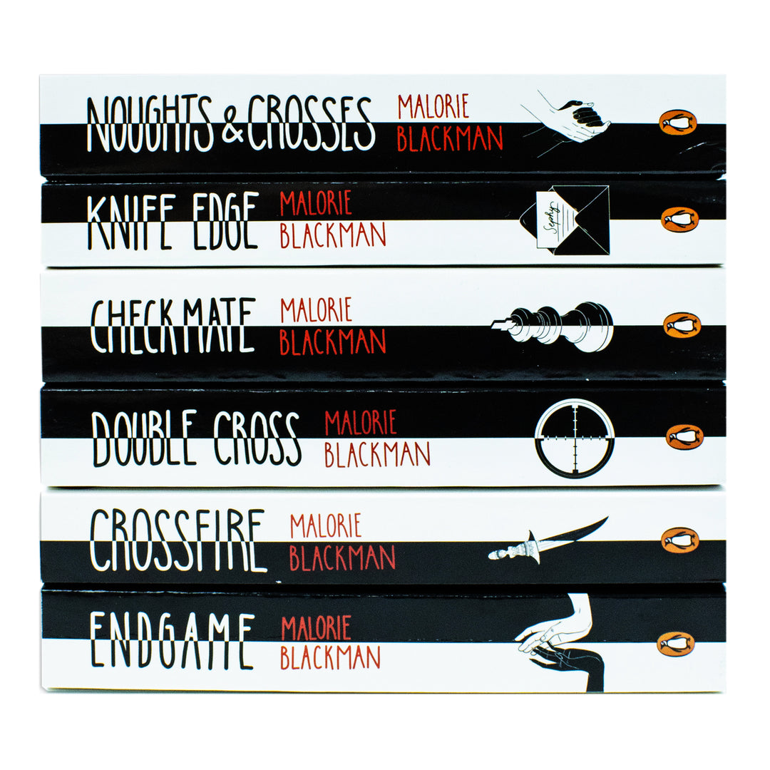 Noughts and Crosses Series 6 Book Collection by Malorie Blackman – YA Fiction, Dystopian Novels, Emotional Themes, Set for Young Readers