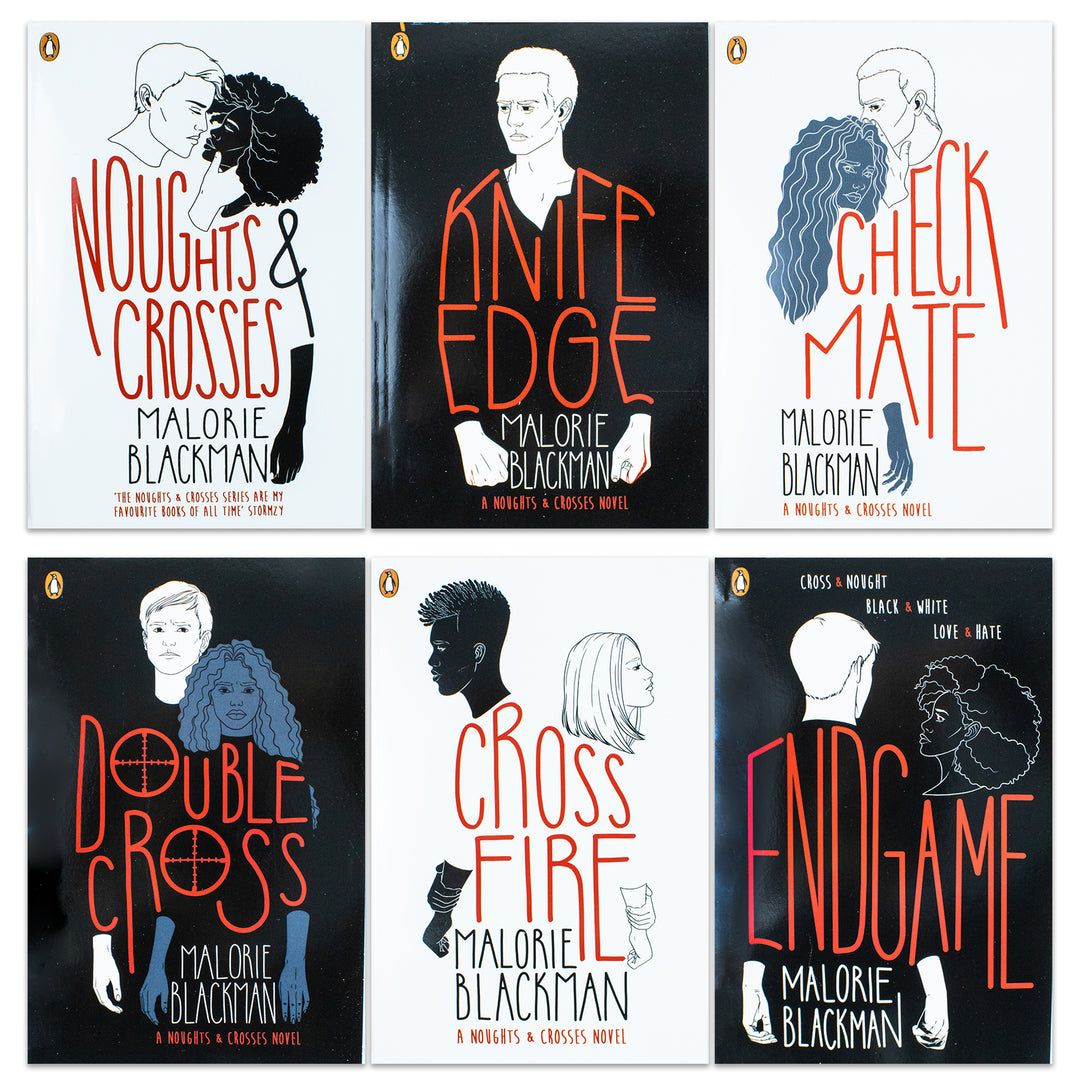 Noughts and Crosses Series 6 Book Collection by Malorie Blackman – YA Fiction, Dystopian Novels, Emotional Themes, Set for Young Readers
