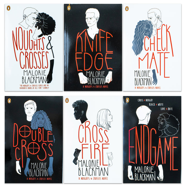 Noughts and Crosses Series 6 Book Collection by Malorie Blackman – YA Fiction, Dystopian Novels, Emotional Themes, Set for Young Readers