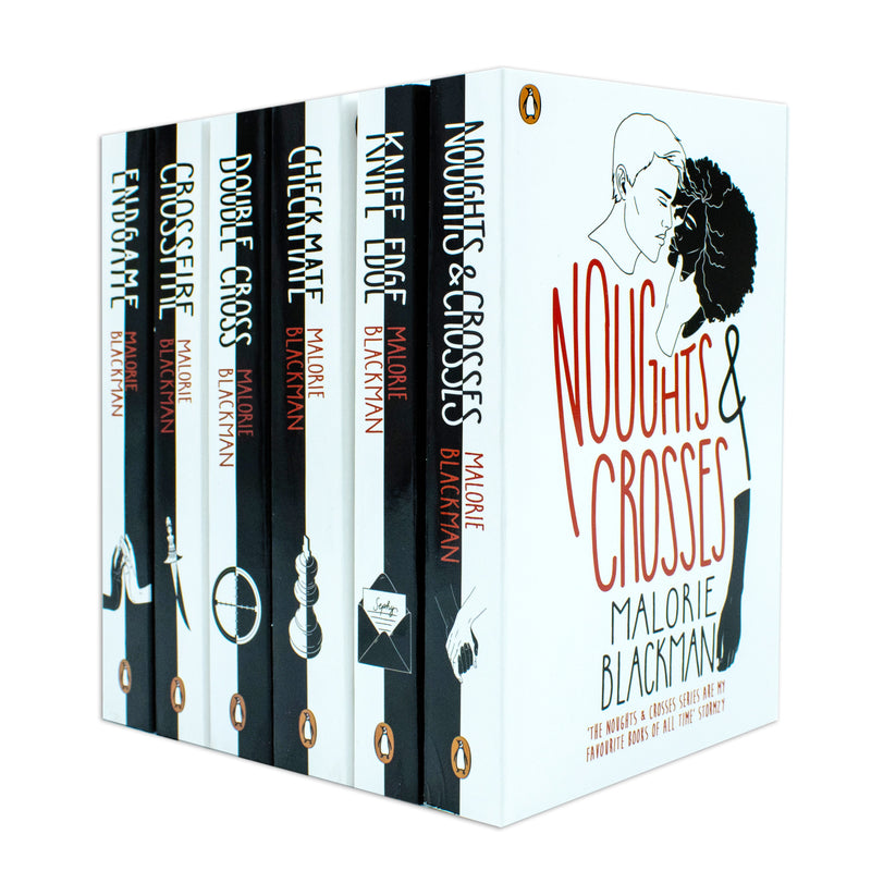 Noughts and Crosses Series 6 Book Collection by Malorie Blackman – YA Fiction, Dystopian Novels, Emotional Themes, Paperback Set for Young Readers