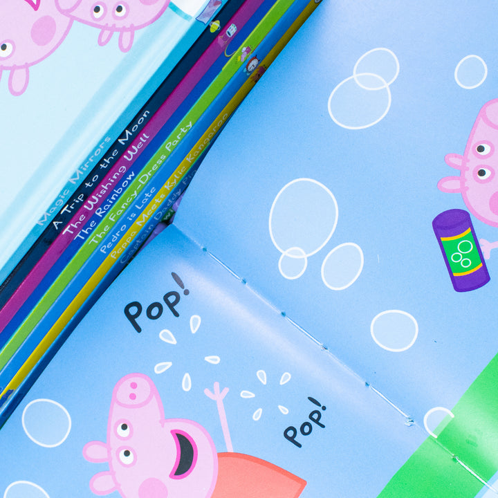 Peppa Pig Magical Box of Books – 10 Story Collection for Kids with Peppa's Adventures, Bedtime Stories, Family Fun, Friends, Laughter & Learning.