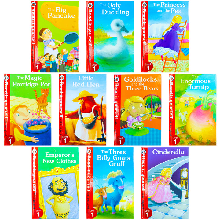 Ladybird Read It Yourself Level 1 – 10 Books Collection Box Set | Early Learning Children's Book Series, Beginner Reading, Educational Stories