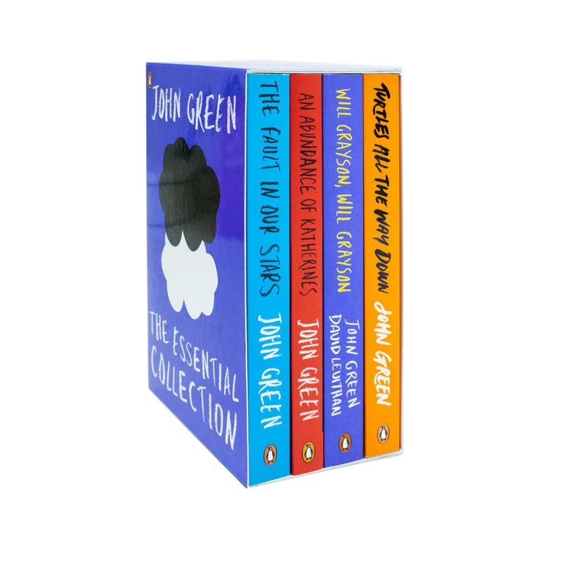 John Green 4 Book Box Set (The Fault in our Stars,An Abundance of Katherines,Will Grayson Will Grayson,Turtles All The Way Down)