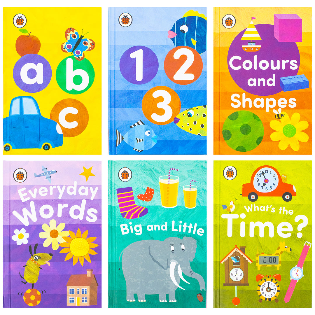 Ladybird Early Learning Library  6 Books Tuck-Box Set for Toddlers and Preschoolers