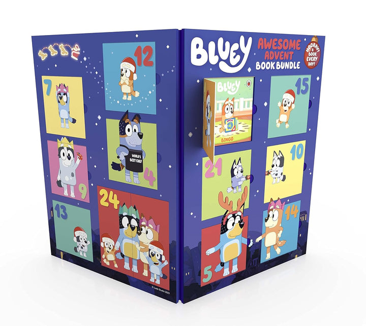 Bluey Advent Calendar Box Set with 24 Mini Books | Fun & Educational Holiday Gift for Kids Ages 4+ – Storybooks, Family Time & Imaginative Play