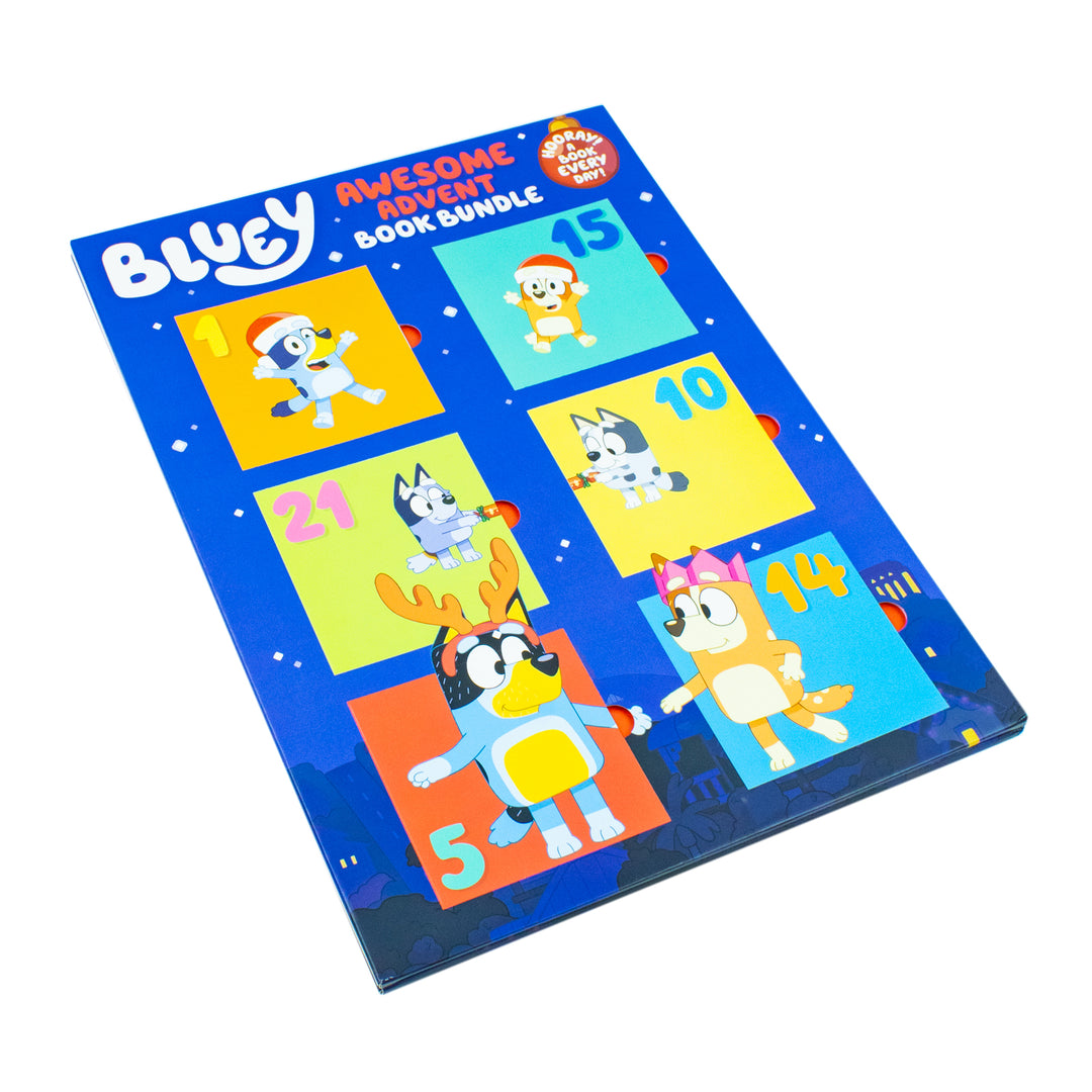 Bluey Advent Calendar Box Set with 24 Mini Books | Fun & Educational Holiday Gift for Kids Ages 4+ – Storybooks, Family Time & Imaginative Play