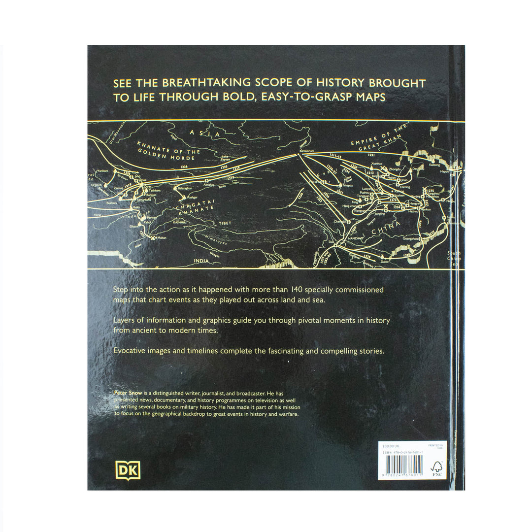 History of the World Map by Map by Peter Snow & DK | Educational Atlas of World Maps, Geography, Culture, Exploration & Historic Reference Book