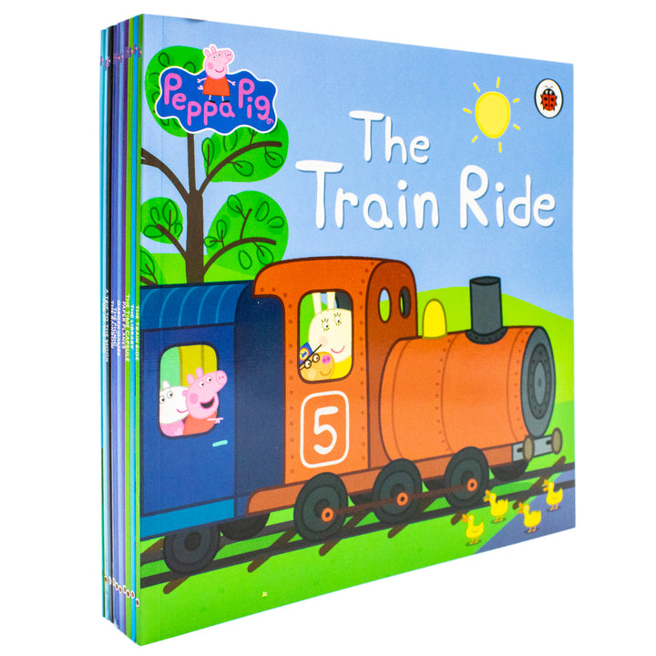 Peppa's Awesome Adventures 10 Storybooks Collection Box Set (Garden Games, Fun At The Fair. Paper Planes, The Rainbow And More) - Paperback