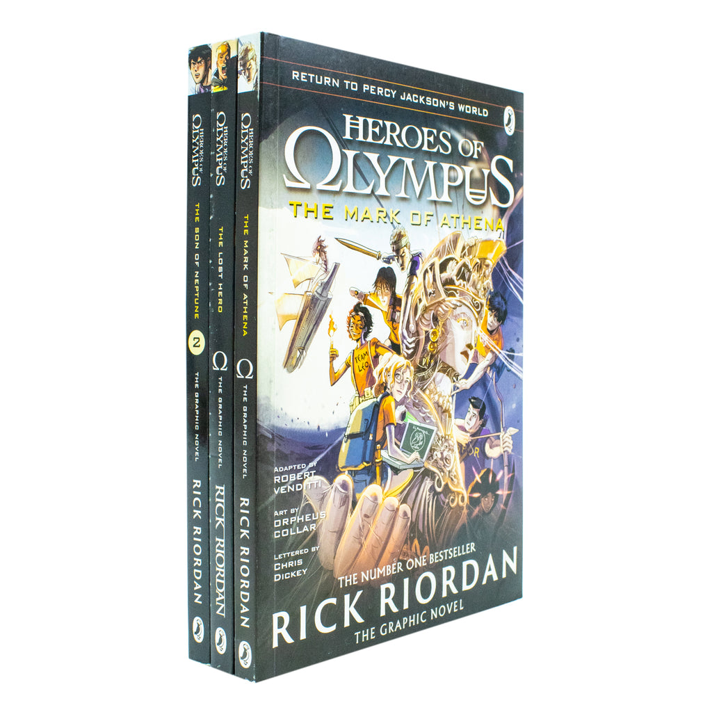 Heroes of Olympus 3 Books Collection by Rick Riordan for 12+