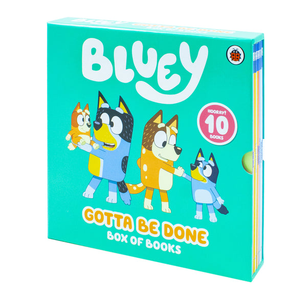 Bluey Gotta Be Done! 10 Picture Books Story Collection Box Set – Lowplex Books Bluey Gotta Be Done! 10 Picture Books Story Collection Box Set – Lowplex Books