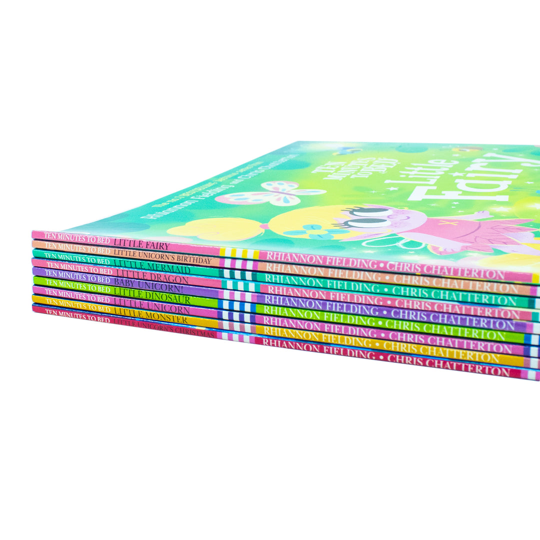 Ten Minutes to Bed Series – 9 Book Collection by Rhiannon Fielding| Fun & Imaginative Bedtime Stories for Kids | Perfect for Storytime & Early Readers