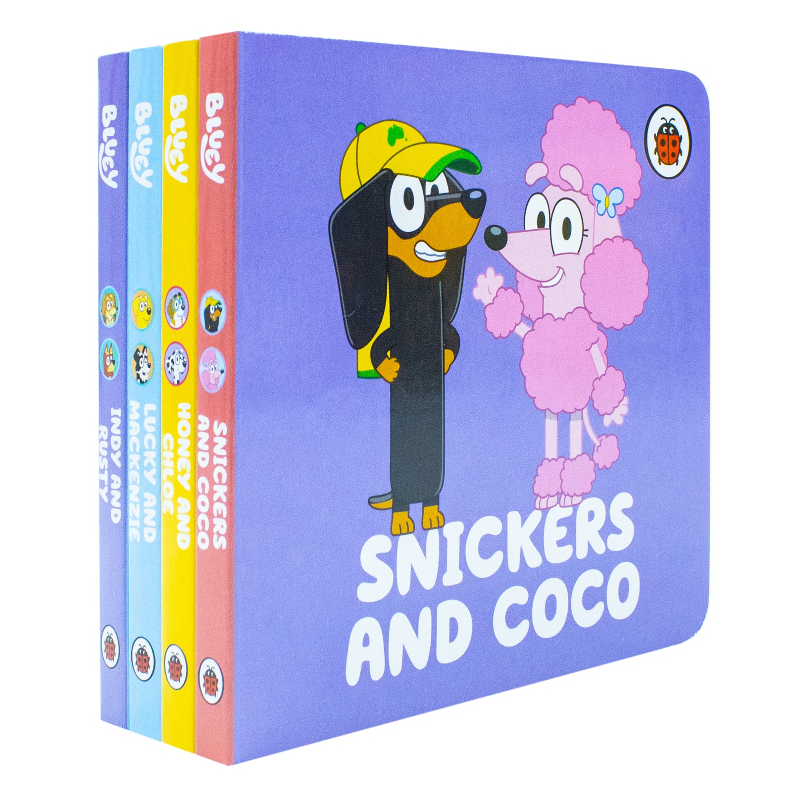 Bluey and Friends Little Library 4 Books Collection Set (Snickers