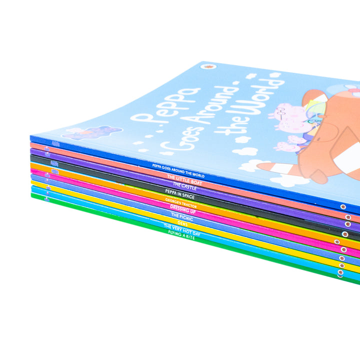 Peppa Pig Series 10 books Children's Picture book Set Collection By Ladybird- Paperback