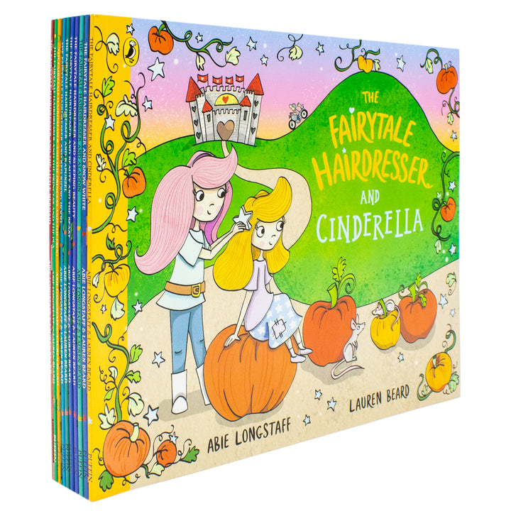 The Fairytale Hairdresser Collection 10 Books Set – Rapunzel, Cinderella, Snow White, Beauty & the Beast, Aladdin, Princess and the Pea & More | Children's Picture Books