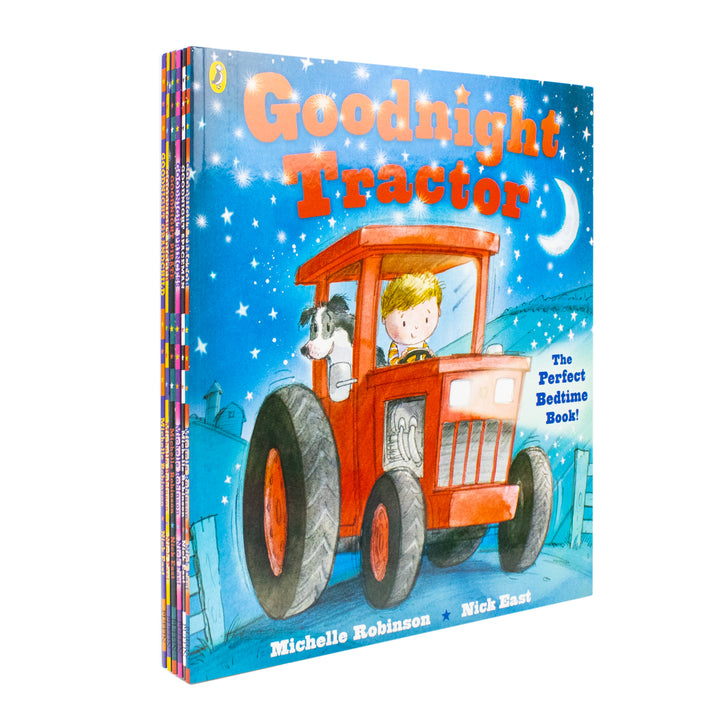 Goodnight Collection by Michelle Robinson - 6 Bedtime Story Books Collection Set for Kids (Princess, Spaceman, Digger, Tractor, Pirate and Grandchild) Ages 2-6 | Paperback