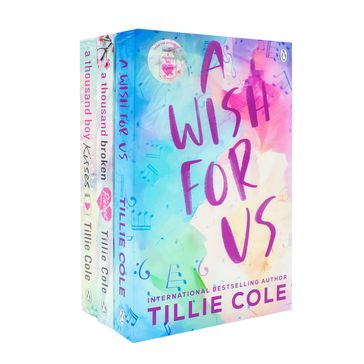 A Thousand Boy Kisses Series & A Wish for Us 3 Book Set Collection By Tillie Cole