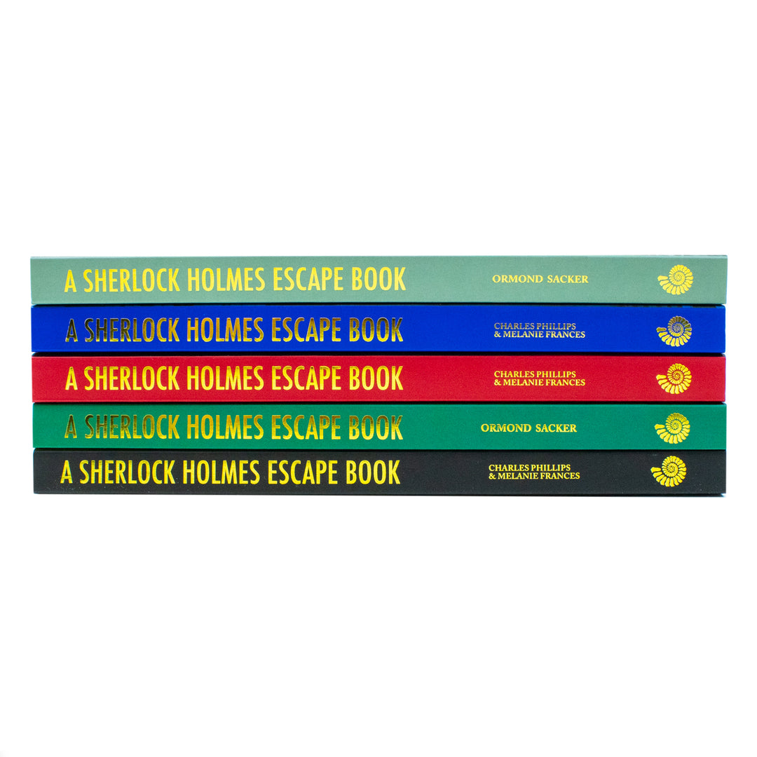 Sherlock Holmes Escape Book Series 5-Book Collection | Mystery, Adventure, Puzzle-Solving, Detective Stories, Fun & Engaging for 12+ Years