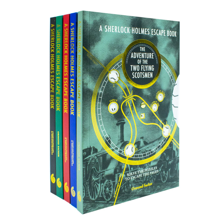 Sherlock Holmes Escape Book Series 5-Book Collection | Mystery, Adventure, Puzzle-Solving, Detective Stories, Fun & Engaging for 12+ Years