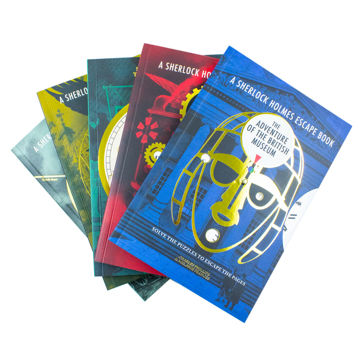 Sherlock Holmes Escape Book Series 5-Book Collection | Mystery, Adventure, Puzzle-Solving, Detective Stories, Fun & Engaging for 12+ Years