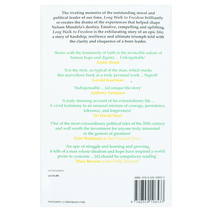 Long Walk to Freedom Book: The Autobiography of Nelson Mandela | Inspiring Memoir of Leadership, Justice, Equality, Activism & South African History