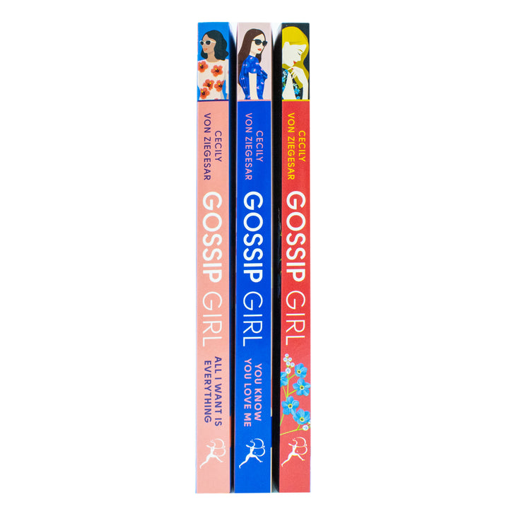 Gossip Girl Series by Cecily von Ziegesar | 3 Book Collection Set | Young Adult Romance, Teen Drama, High School Fiction, Coming of Age & Friendship