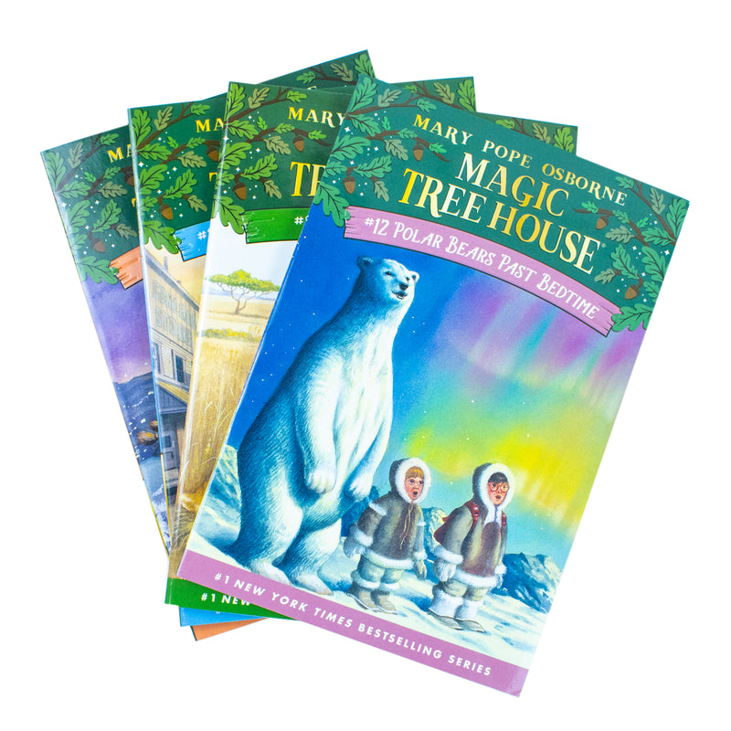 Mary Pope Osbornes Magic Tree House 4 Books Collection Vol 9-12