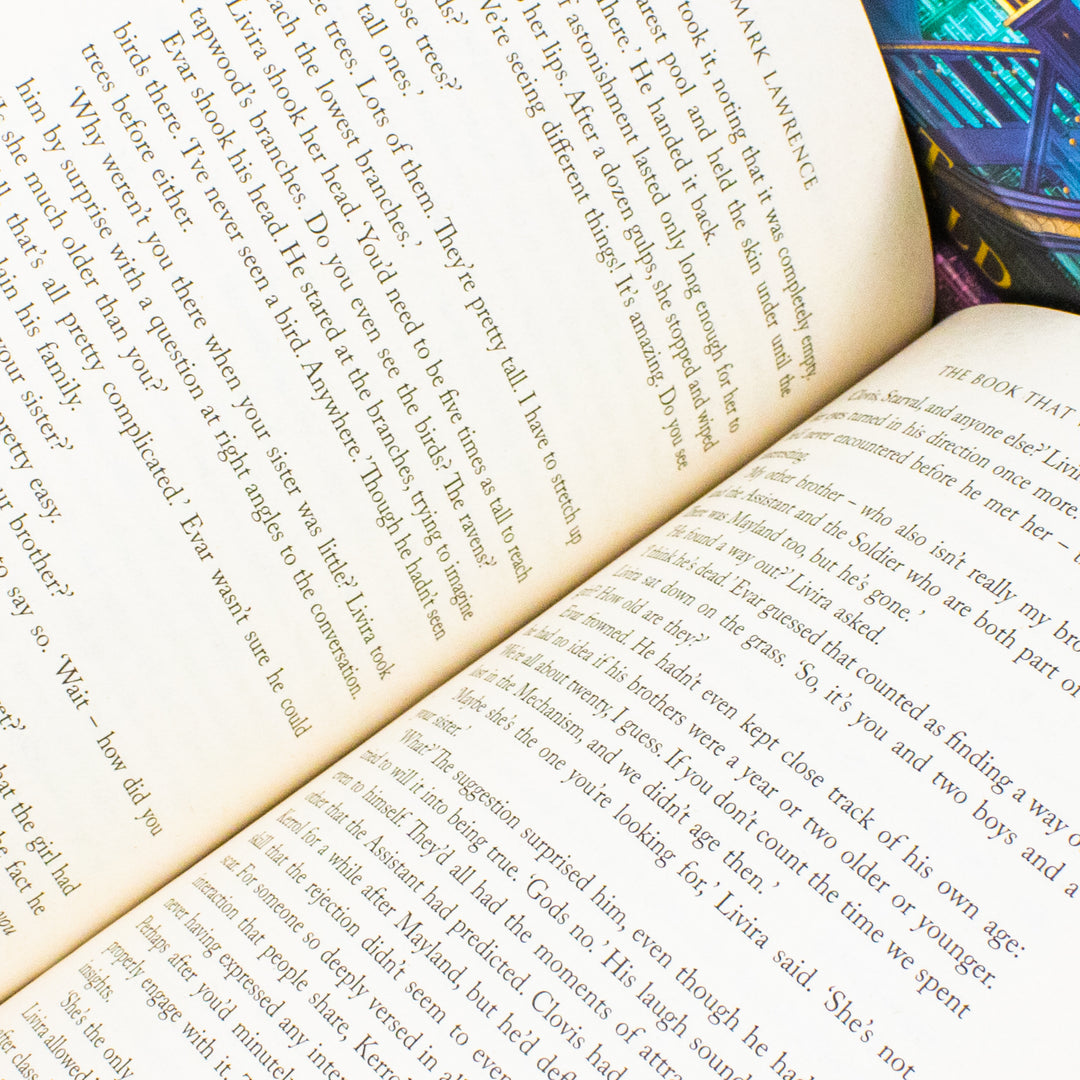 The Library Trilogy by Mark Lawrence 3 Books Collection Set (The Book That Held Her Heart, The Book That Broke the World and The Book That Wouldn't Burn) | Paperback