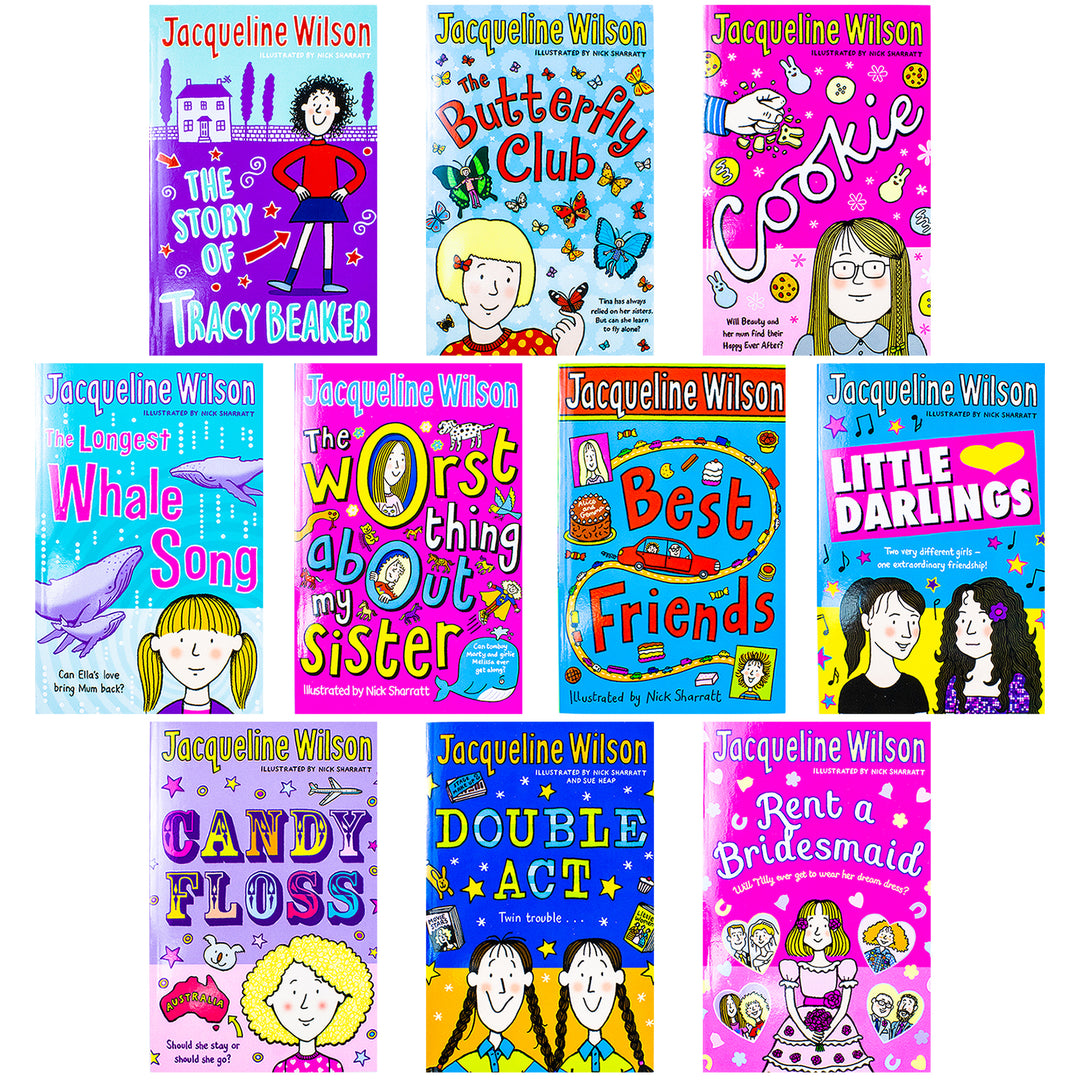 Jacqueline Wilson 10 Books Box Collection Set Pack Illustrated By Nick jacqueline-wilson-10-books-box-collection-set-pack-illustrated-by-nick