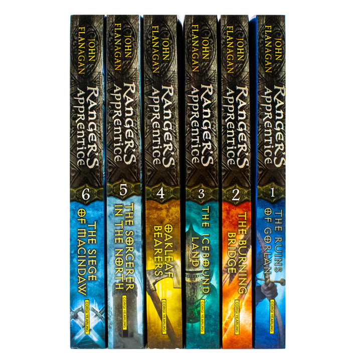 Rangers Apprentice Series 1 John Flanagan Collection 6 Books Set Ruins of Gorlan