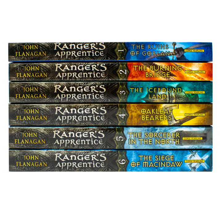 Rangers Apprentice Series 1 John Flanagan Collection 6 Books Set Ruins of Gorlan