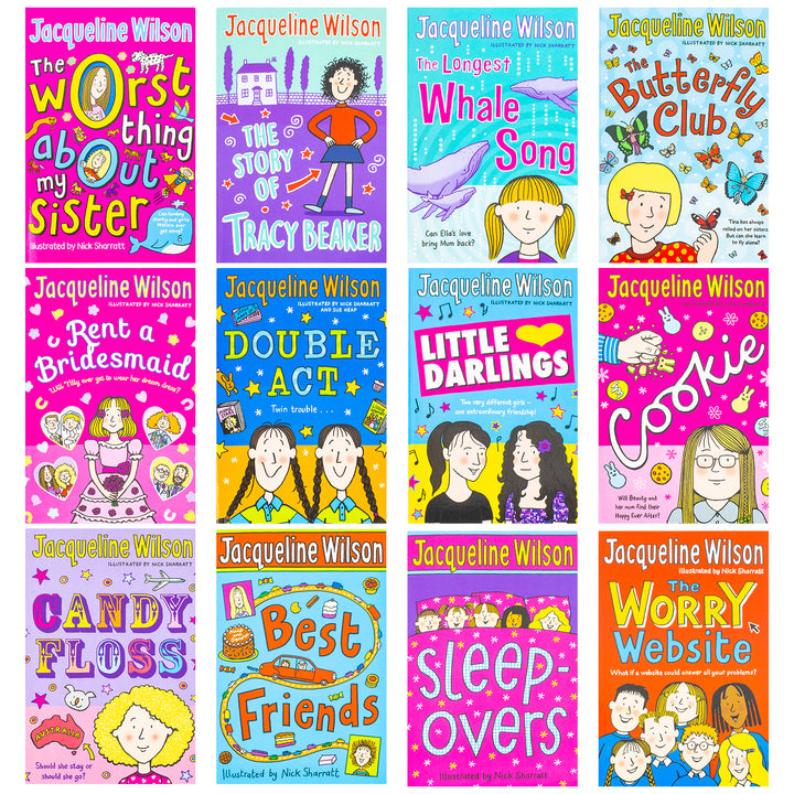 Jacqueline Wilson 12 Books Box Collection Set Pack Illustrated By Nick Sharratt