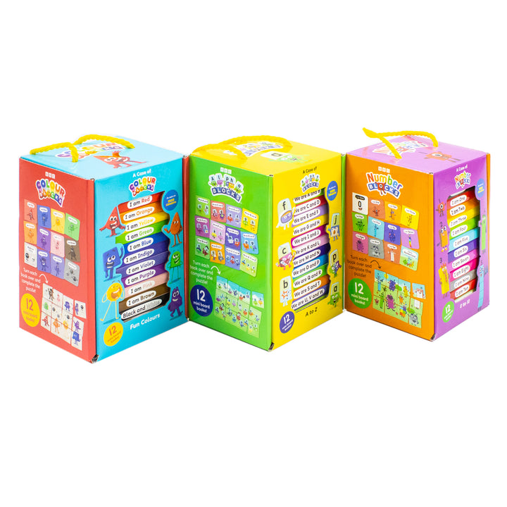 A Case of Numberblocks, Alphablocks and Colourblocks 36 Mini Board Books Collection Set (A Case of Numberblocks, A Case of Alphablocks and A Case of Colourblocks)