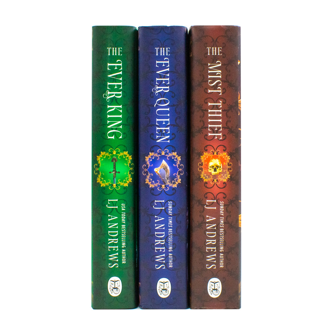 The Ever Seas Series by LJ Andrews 3 Books Collection Set (The Ever King, The Ever Queen and The Mist Thief) | Hardcover